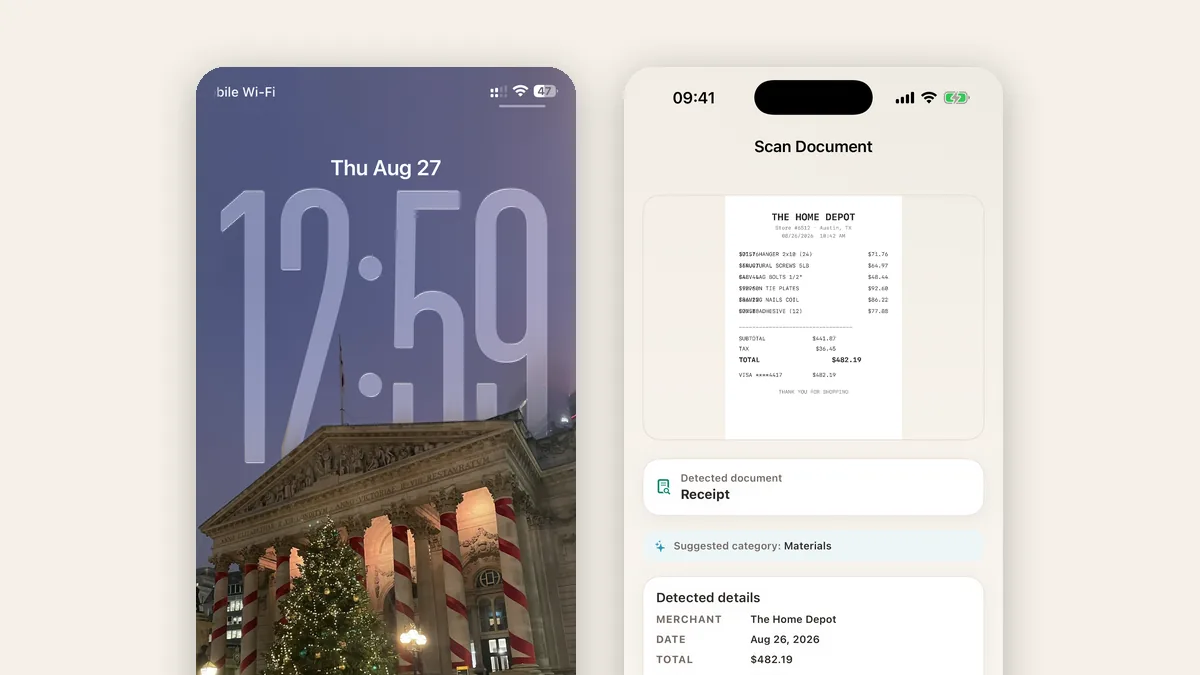 Two iPhone screens showing the feature described in this post